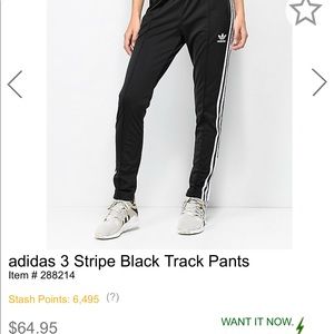 Adidas track pants